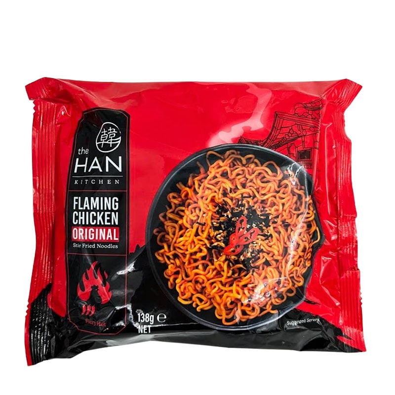 Flaming Chicken Han Kitchen Premium-Instant Nudeln 138g