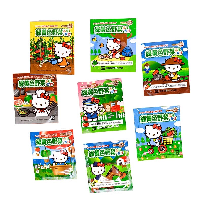 Hello Kitty Furikake, Topping für Kinderreis mit Gemüse 16g