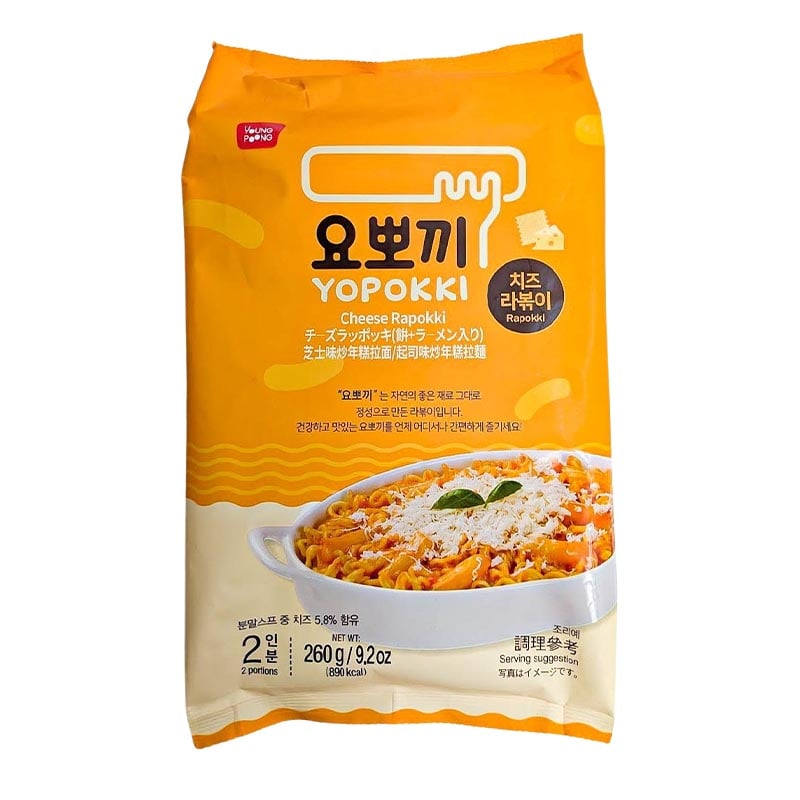 Cheese Raboki Box Instant Rabokki Rice Cakes & Nudeln Cheese Yopokki 260g – Drachenfrucht