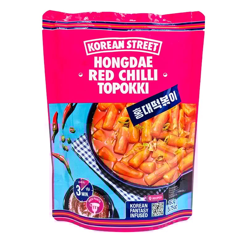 Instant Tteokbokki mit Chilisauce Koreanische Straße 163g