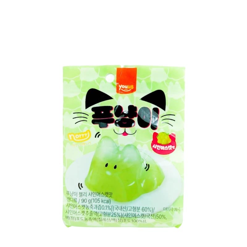Jiggly Cat Pudding (Punyangi) Geleebonbons Muskattraube 90g