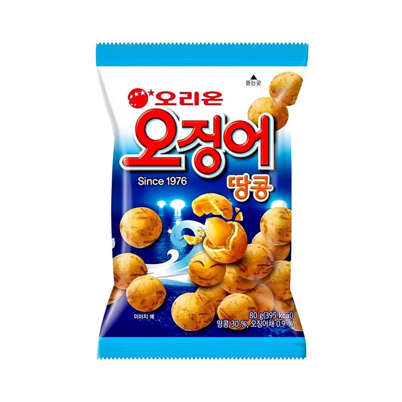 Jordnötter med bläckfisksmak Orion 98g