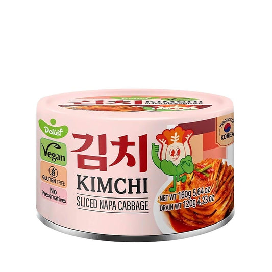 Kimchi Skivad Vegansk Delief 160g