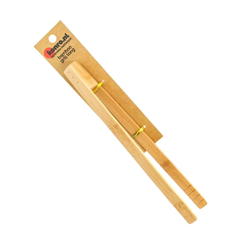 Zange aus Bambus für japanischen Tischgrill Konro 25 cm