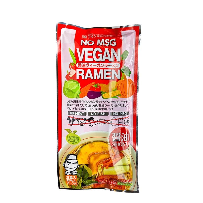 Deluxe vegane Ramen mit Brühe (Shoyu) 2 Portionen