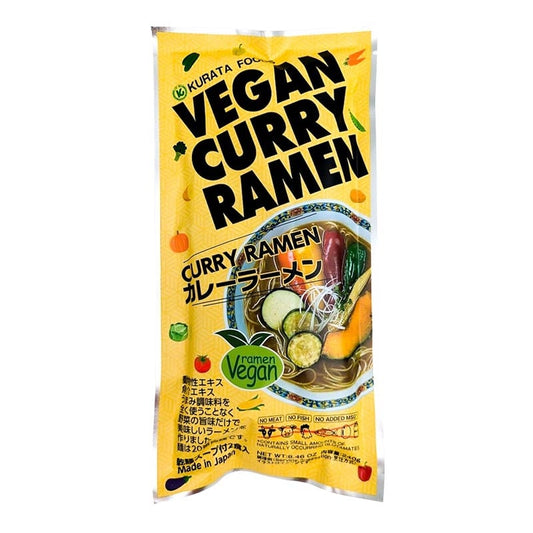 Luxuriöse Vegane Ramen mit Brühe (Curry) 2 Portionen