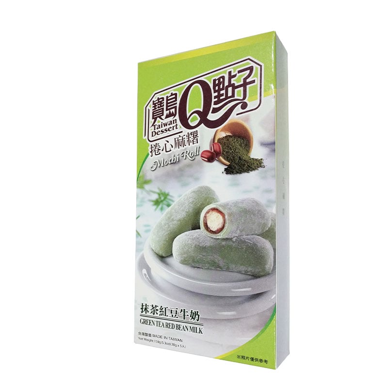 Mochirolle Grüner Tee und Rote Bohnen 150g