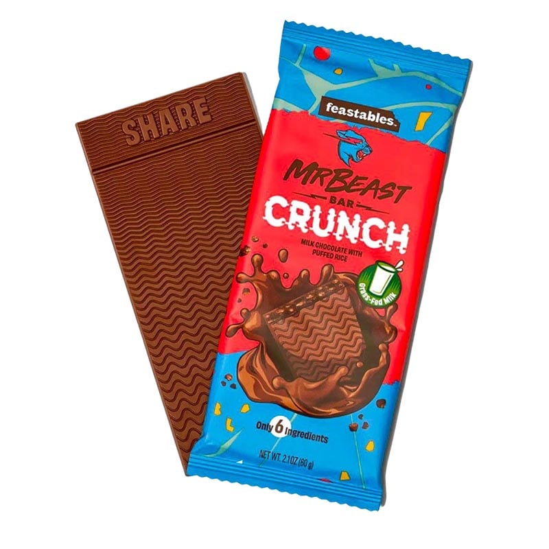Mr. Beast Crunch Schokoladentafel
