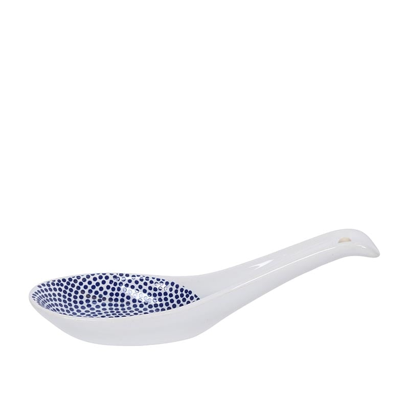 Nippon Blau Löffel Dots 13.8x4.8cm