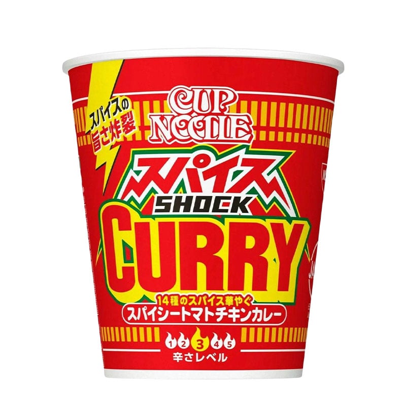 Nissin Cup Noodle Curry Spice Shock