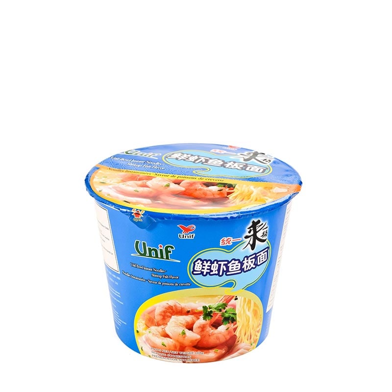Nudel Bowl mit Garnelen