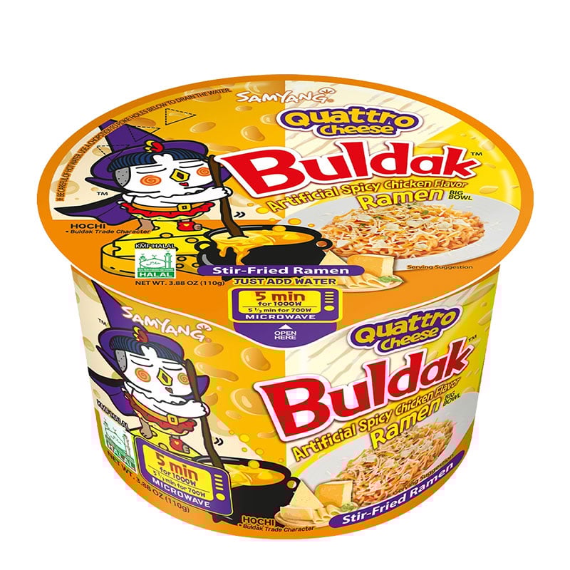 Samyang Buldak Quattro-Käse-Schale