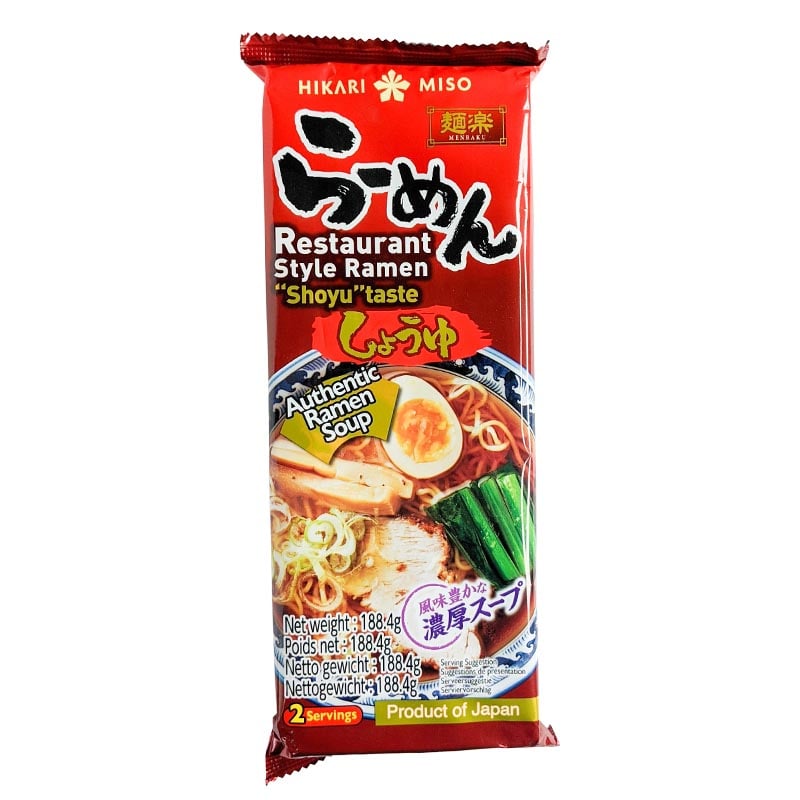 Authentische japanische Ramen Shoyu (2 Portionen)