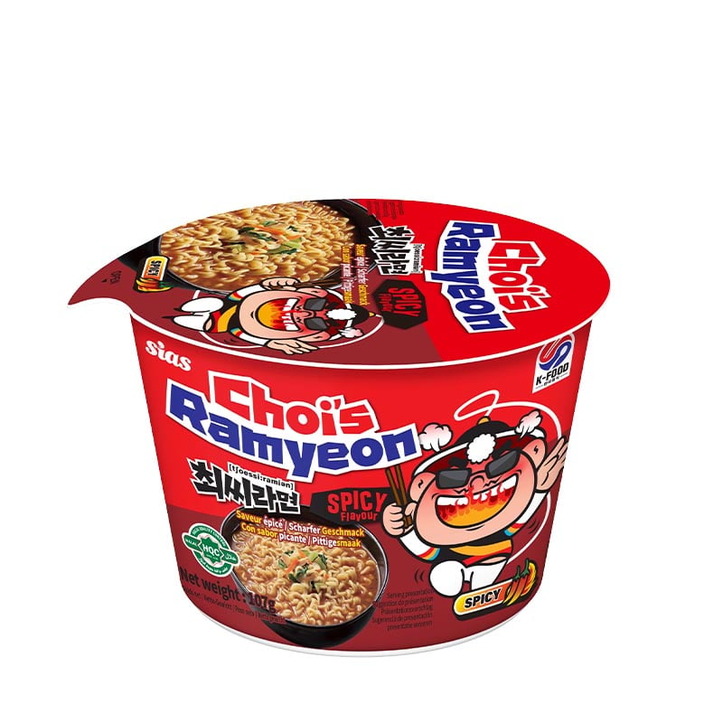 Snabbnudlar Bowl Spicy Choi's Ramyeon