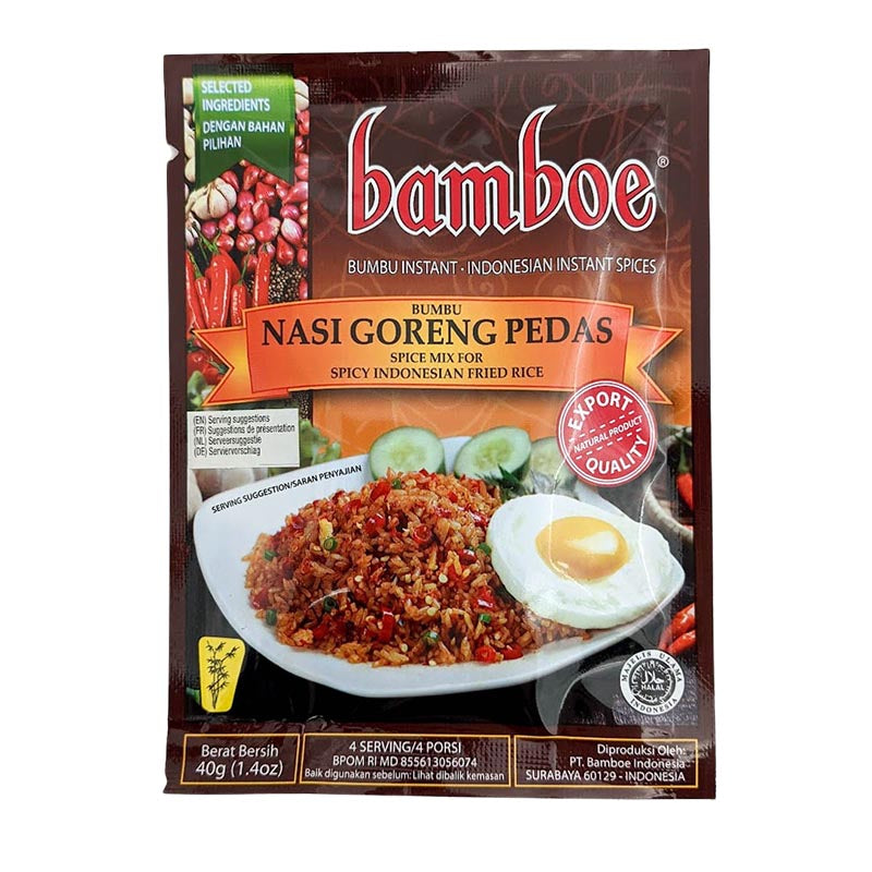 Nasi Goreng Pedas Scharf indonesischer gebratener Reis (Gewürzmischung für 4 Portionen) 40g
