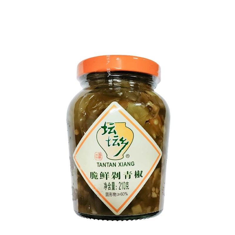 Tantanxiang Hackad Grüne Chili 210g