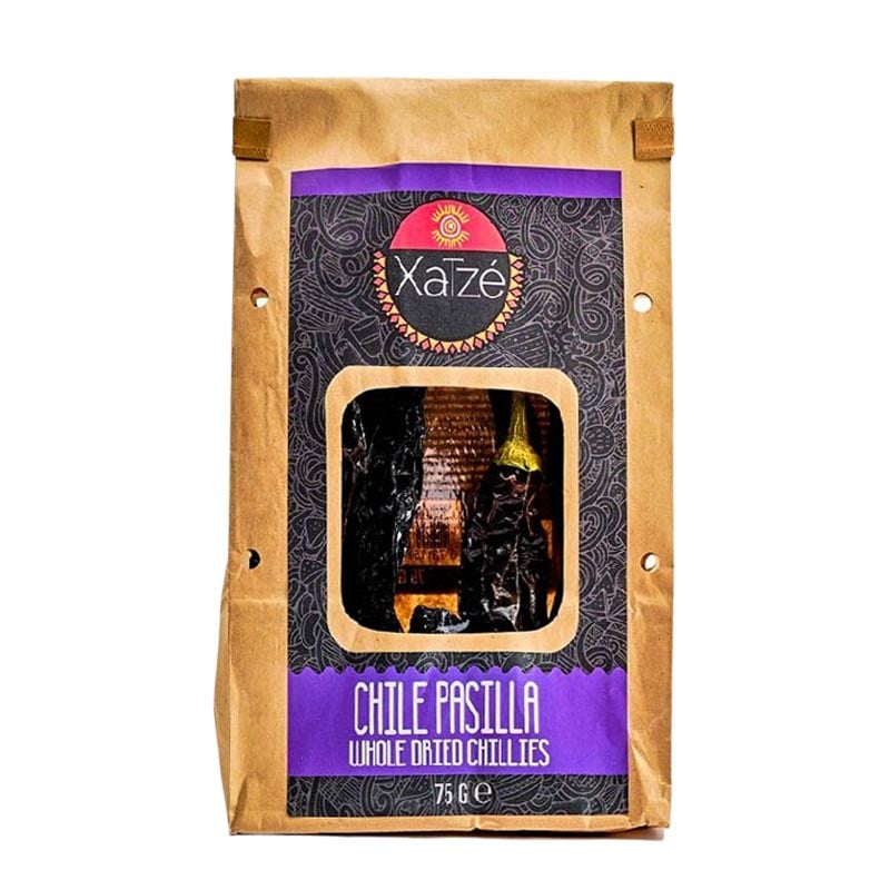 Getrocknete Chili Pasilla 75g