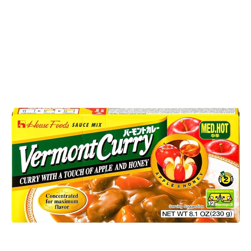 Vermont Curry 12 Portionen Mittel Scharf 230g