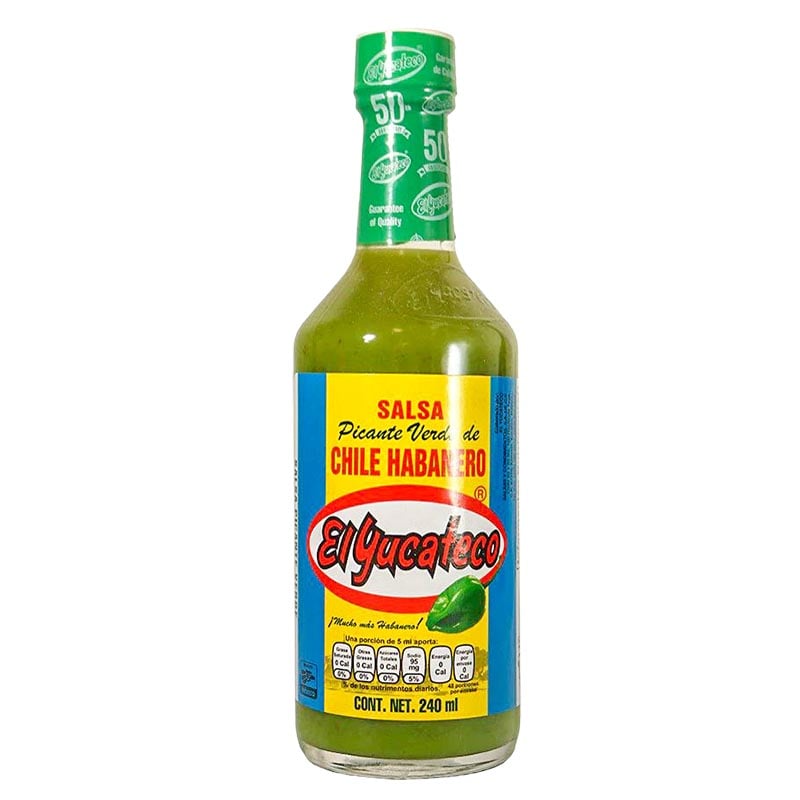 El Yucateco Verde Grüne Habanero-Soße 240ml