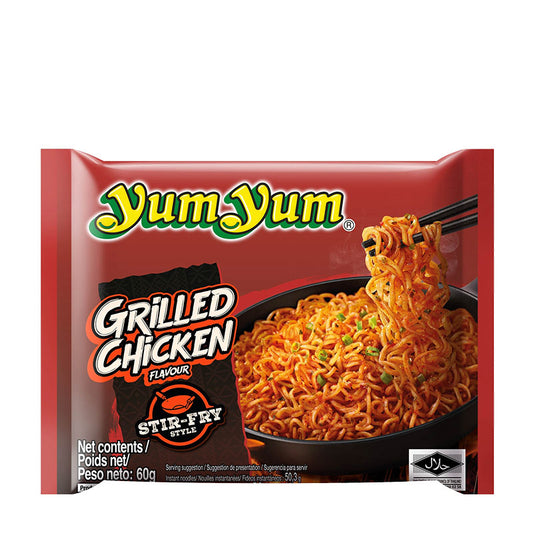 Grillad Kyckling Snabbnudlar Yum Yum