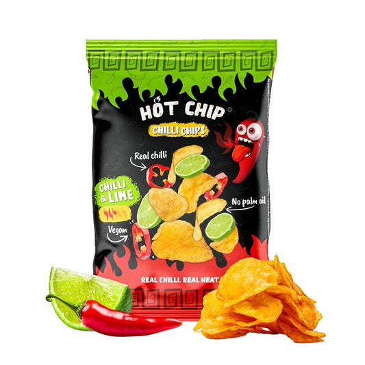 Kartoffelchips Chili & Limette Scharfe Chips 80g