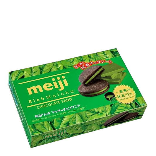 Schokoladenkekse mit Matcha-Füllung Meiji 96g