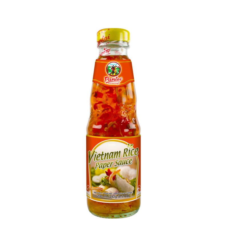 Reispapier-Soße mit Fischsoße, Limette, Chili & Süße in einem (Nuoc Cham) 200ml