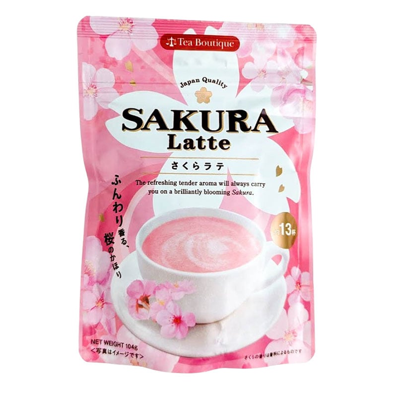 Instant Sakura Latte (Kirschblüten-Latte) 13 Portionen 104g